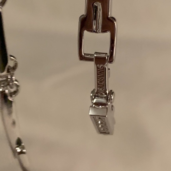 Swarovski Rhodium White Crystal Everyday Bracelet - Picture 7 of 9